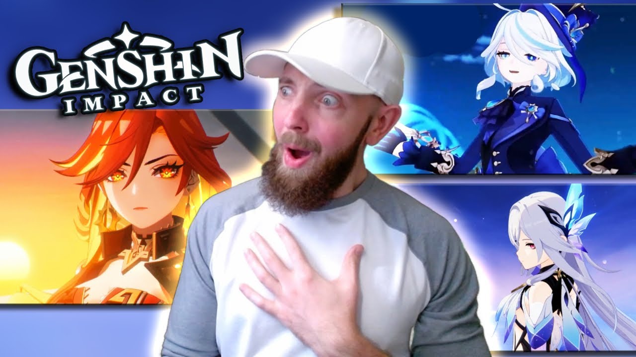 FIRST TIME REACTION to GENSHIN IMPACT Character Trailers