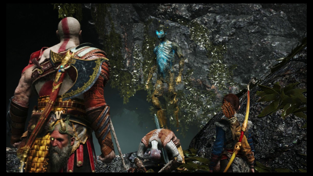 God of War - Kratos Meets Lake Spirit 