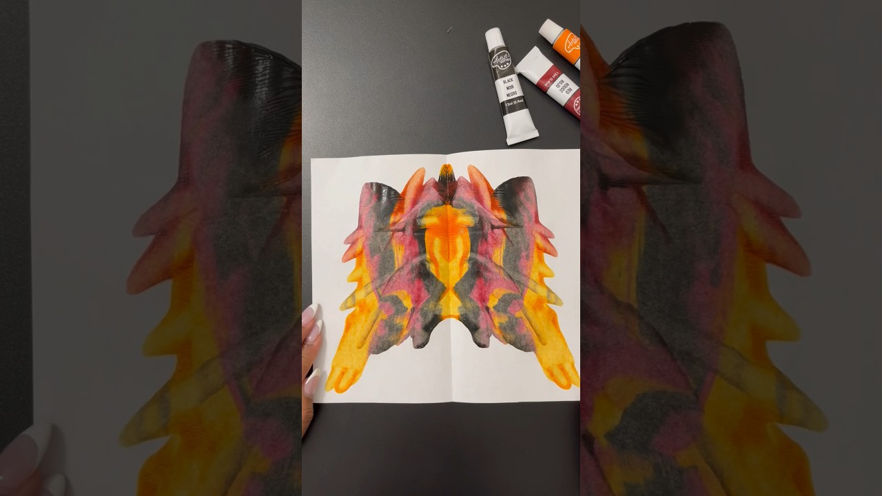 Symmetrical pattern #shorts #simpleandeasy #art