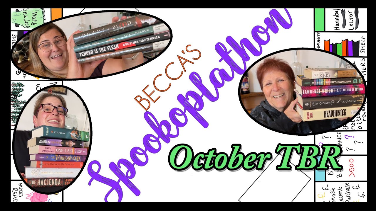 Spookoplathon TBR with special guests | October 2023