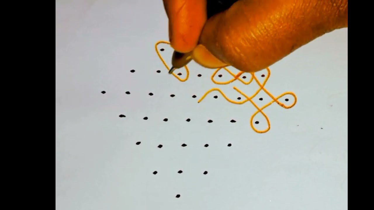 #kambi kolam #pulli kolam#simple kolam#easy kolam