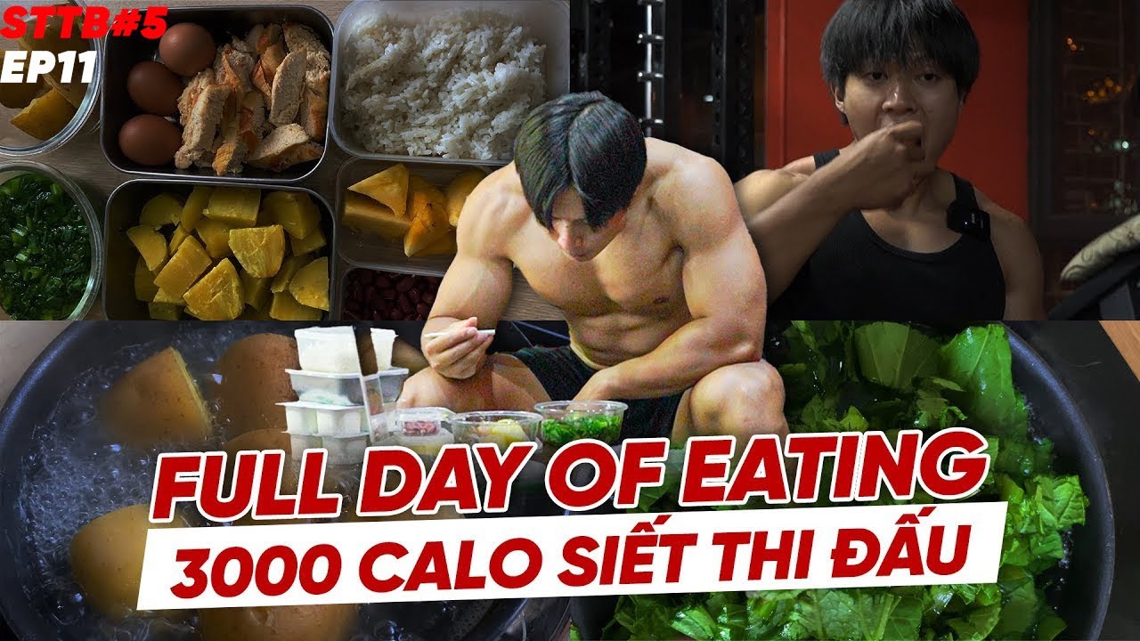 FULL DAY OF EATING | Tất Tần Tật Đồ Ăn Trong Chu K&igrave; Cutting | STTB5 EP11 | SmallGym