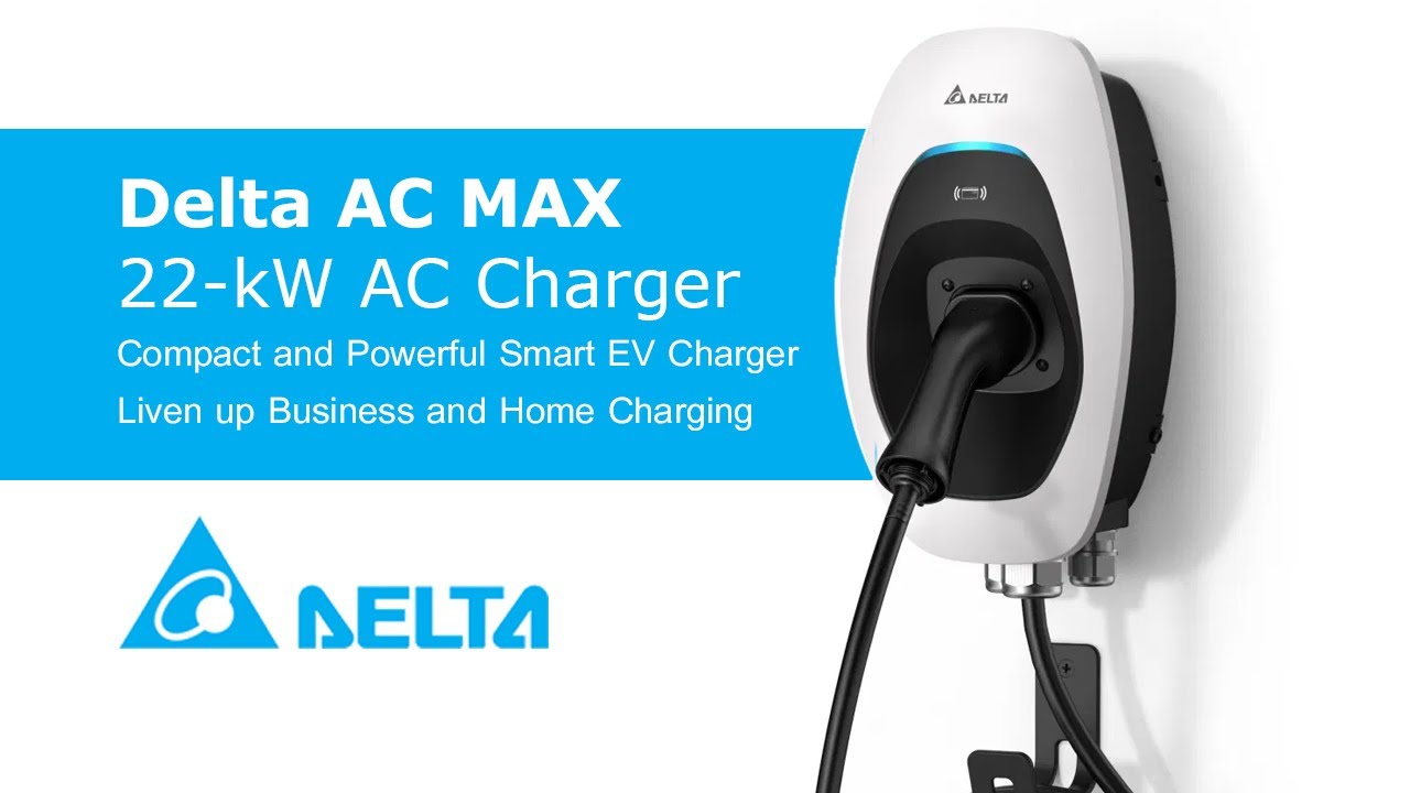 Delta AC MAX, 22kW Smart EV Charger