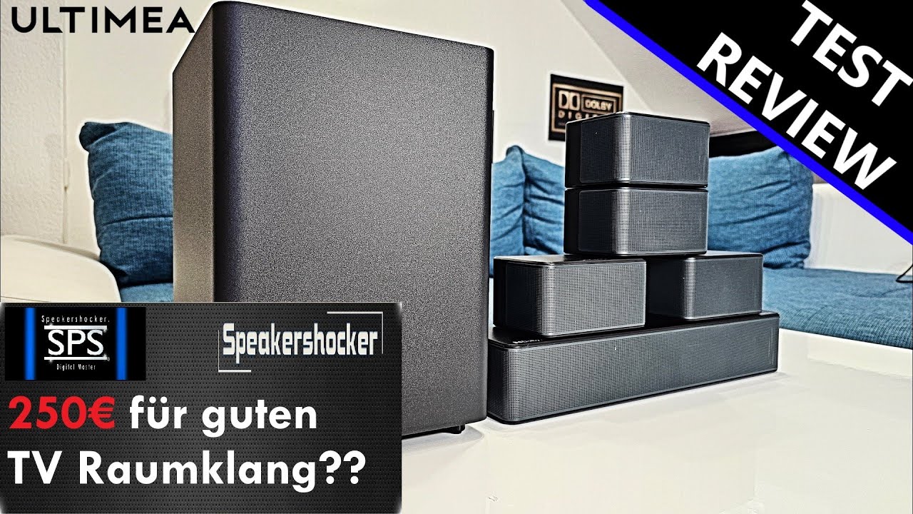 Was kann die ULTIMEA 7.1 Soundbar? Guten Surroundsound verspricht die Poseidon D80 Boom, ist das so?