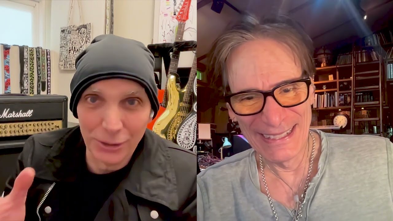 Joe Satriani & Steve Vai Chat About Stage Volume, David Lee Roth & Mick Jagger & More