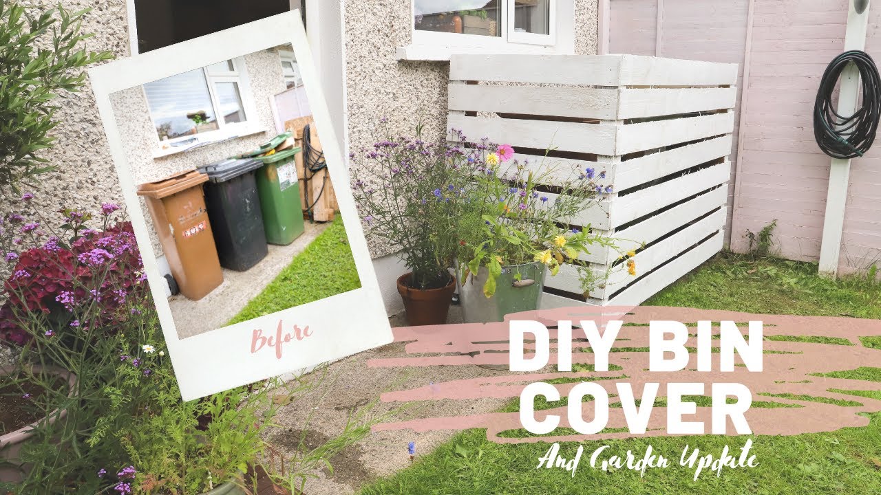 How To Make Your Own Bin Storage! Hide Your Ugly Bins | Irish Garden Update