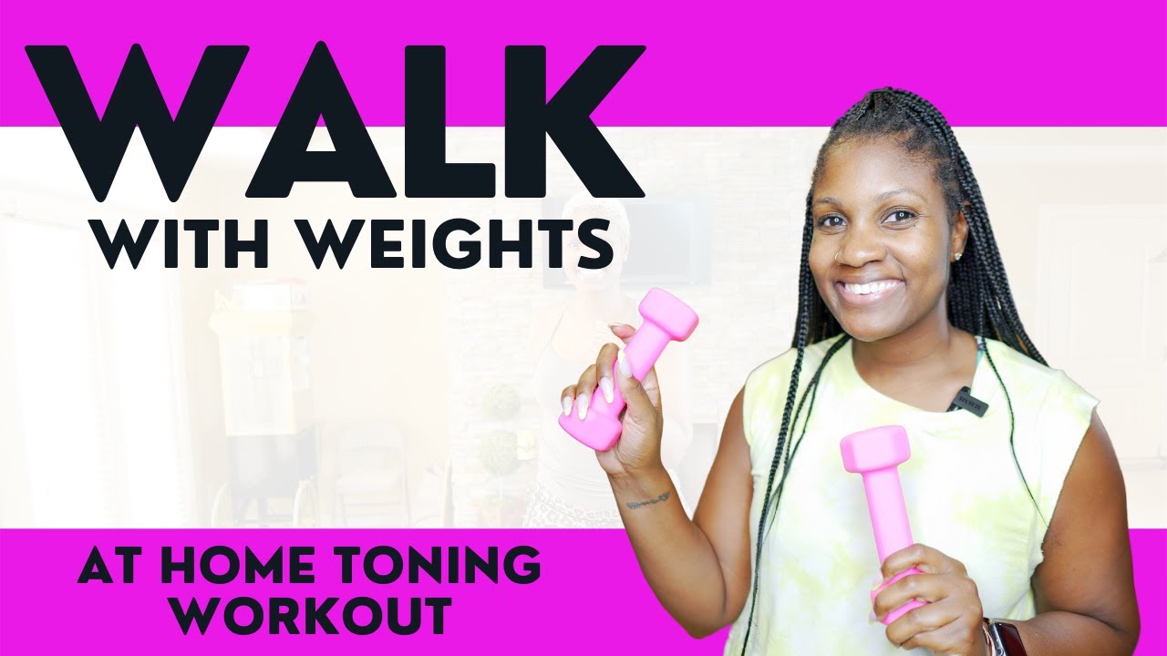 🔥Indoor Fat Burning Walking Workout with Weights🔥 | Moore2Health