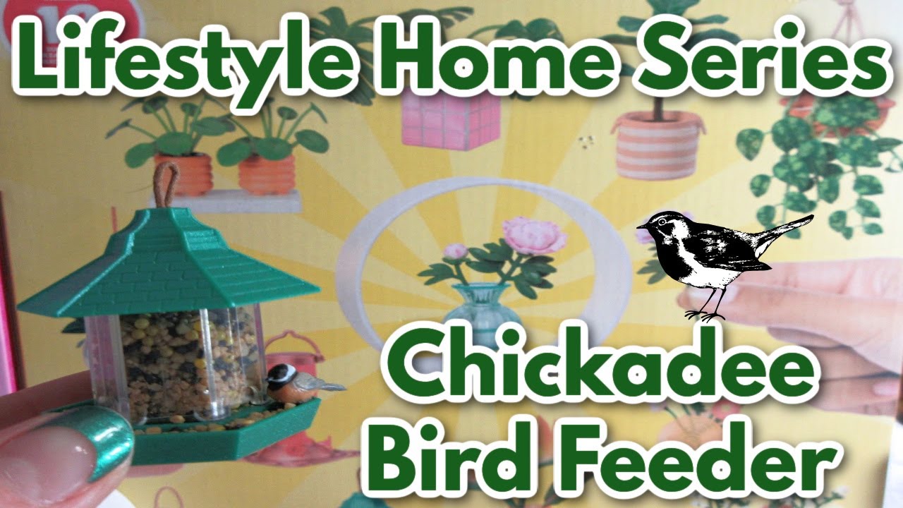 Miniverse Lifestyle Home Series Chickadee Bird Feeder!!