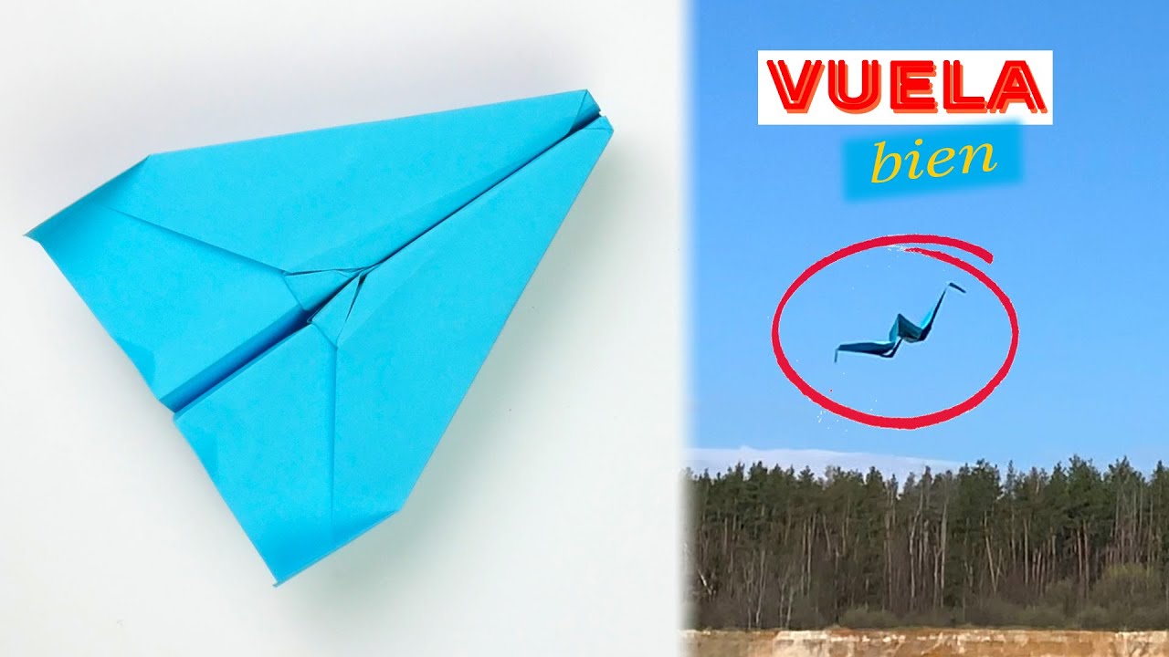 C&oacute;mo hacer un avi&oacute;n de papel [Origami f&aacute;cil]