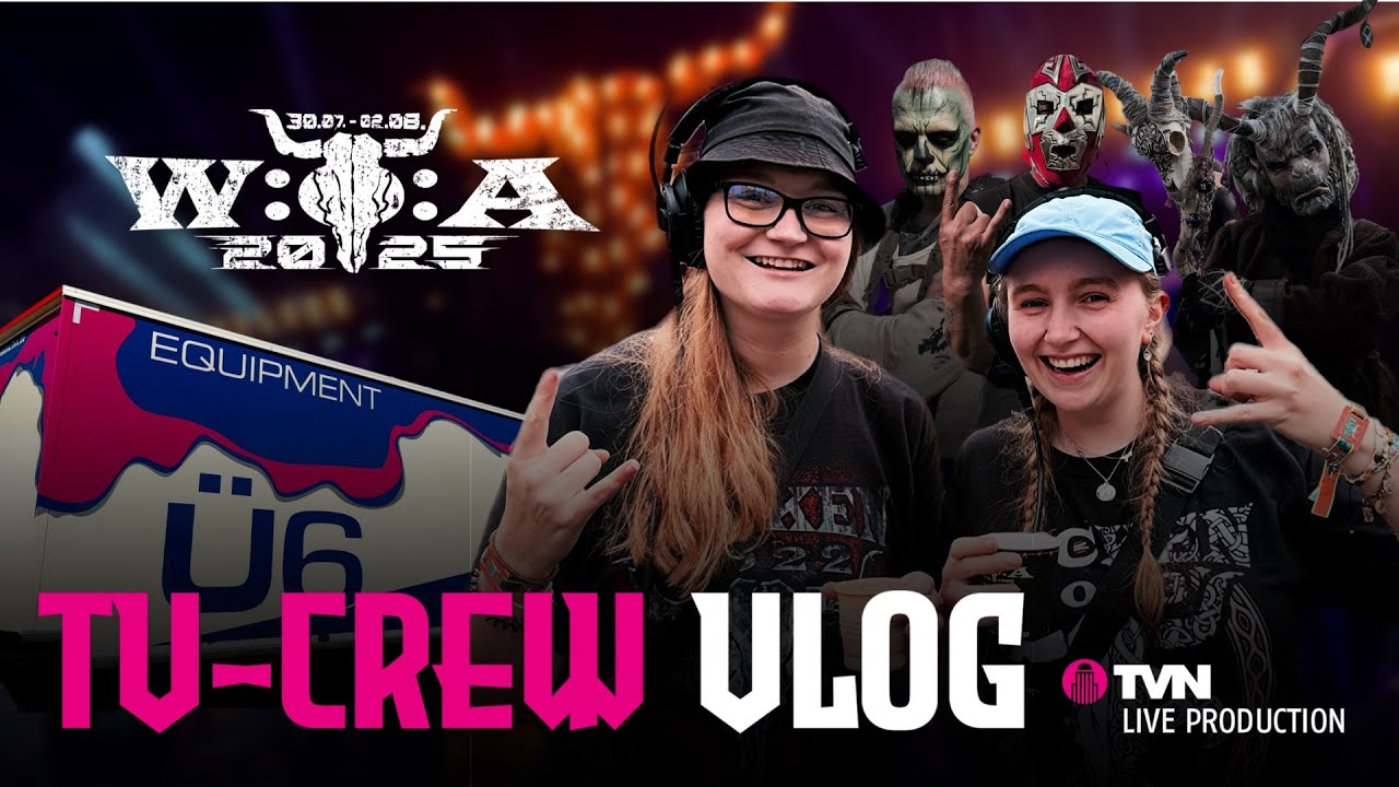Wacken W:O:A 2025 | VLOG! 🔥🎬 So arbeitet die TV-Crew auf dem Wacken! 🎥