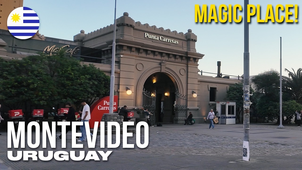 Sunset Walk in Punta Carretas and Surroundings [4K 60fps] | Montevideo, Uruguay
