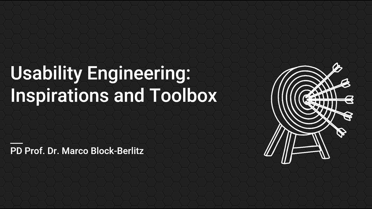 Game Design and Game Development: Usability Engineering - Inspirations and Toolbox