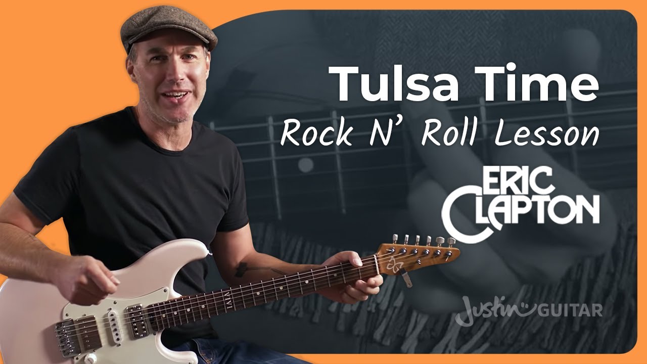 Как играть Tulsa Time — Эрик Клэптон | Легкий урок игры на гитаре