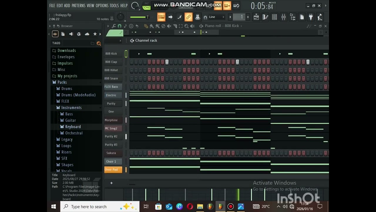 How to make hip hop beat in less than 6 minutes| hip hop sad beat||