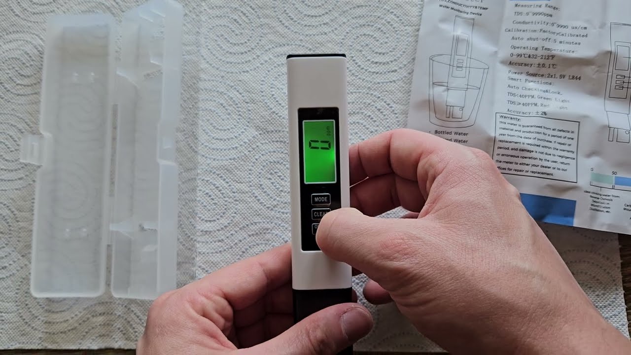 Miernik TDS EC Temp Tester Twardości Wody (Osmoza) #unpacking #unboxing #rozpakowanie