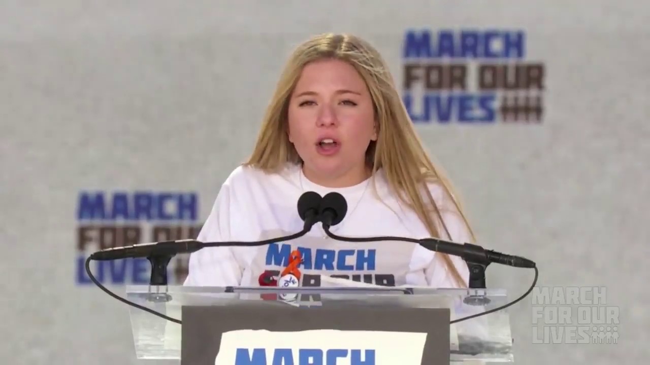 Jaclyn Corin Speaks at March For Our Lives - 