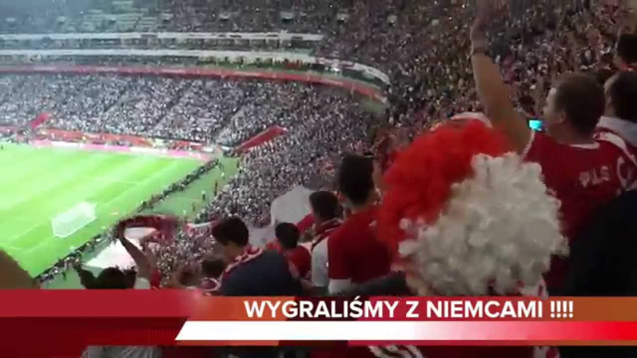 Polska Niemcy 2:0 z trybun Narodowego 11.10.2014