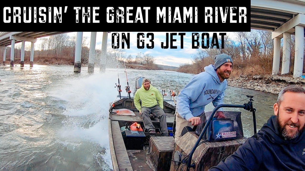Cruisin' the Great Miami River on G3 Jet Boat