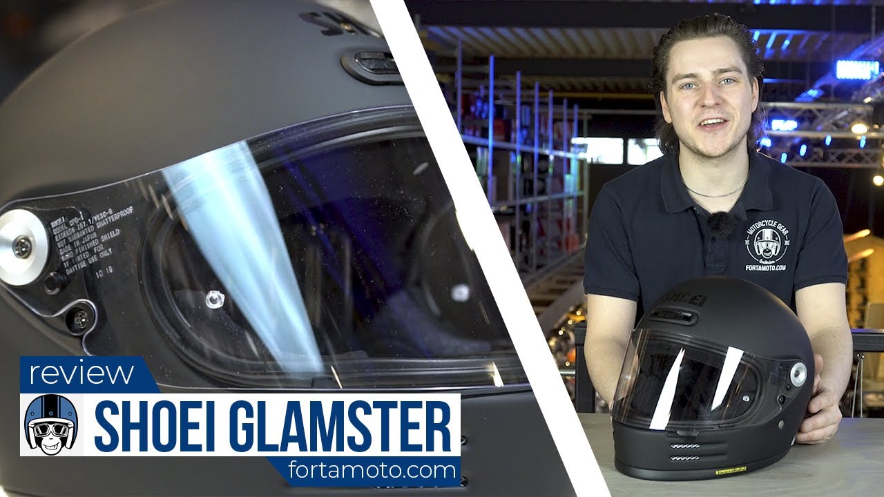 SHOEI GLAMSTER retro motorcycle helmet review | FortaMoto.com
