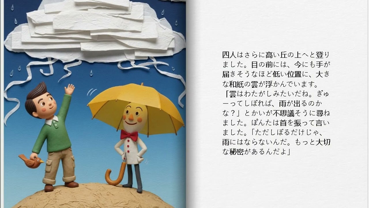 雨のたび Japanese 子ども向けの物語 サイエンスのたのしい時間