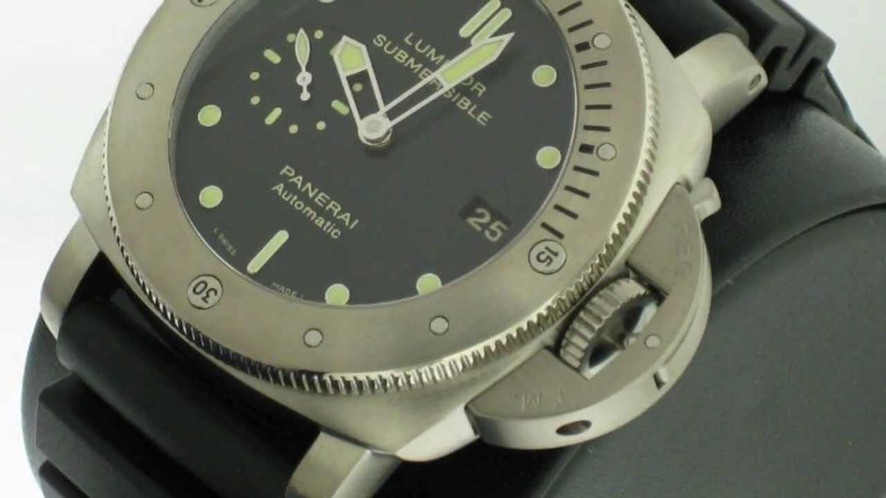 Panerai Contemporary Luminor Submersible 1950 3 Days Automatic Titanio, PAM00305