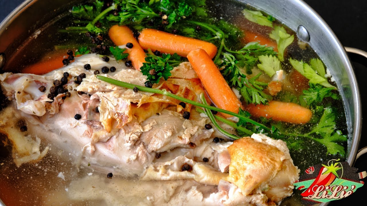 Zelf makkelijk een kippenbouillon maken.
