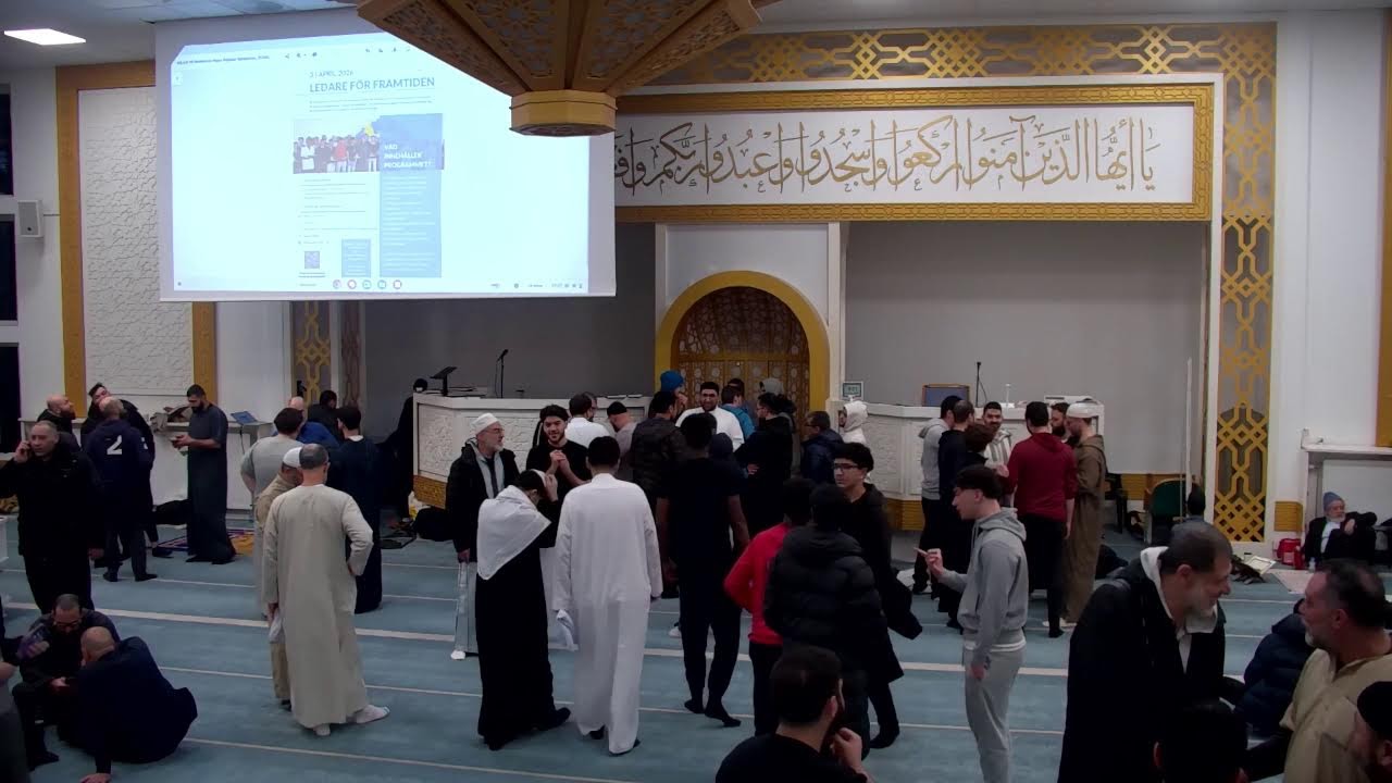 بث مباشر لصلاتي العشاء والتراويح من الوقف 

Livesändning av Isha- och Tarawihbönen från Wakf