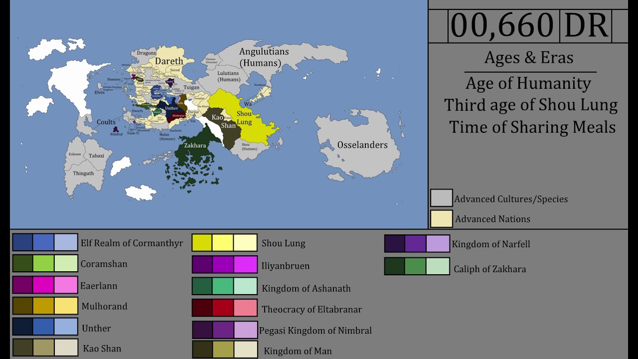 The History of Abeir-Toril - Every Year, Dungeons and Dragons (Feat. Quirky Craft)