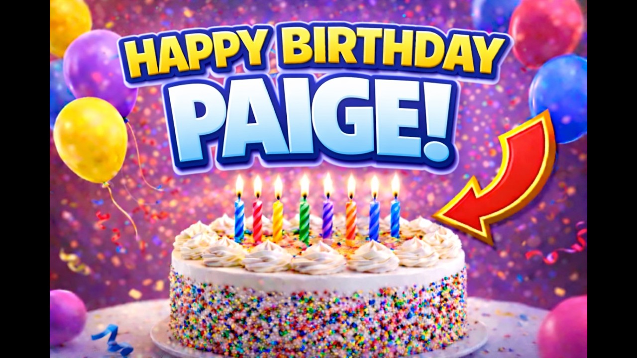 Happy Birthday Paige 🎂 | Birthday Song for Paige