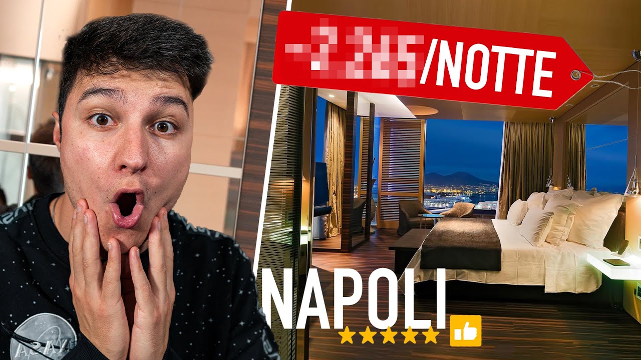 Una notte all'HOTEL PIÙ COSTOSO di NAPOLI! *PENTHOUSE 164M²*