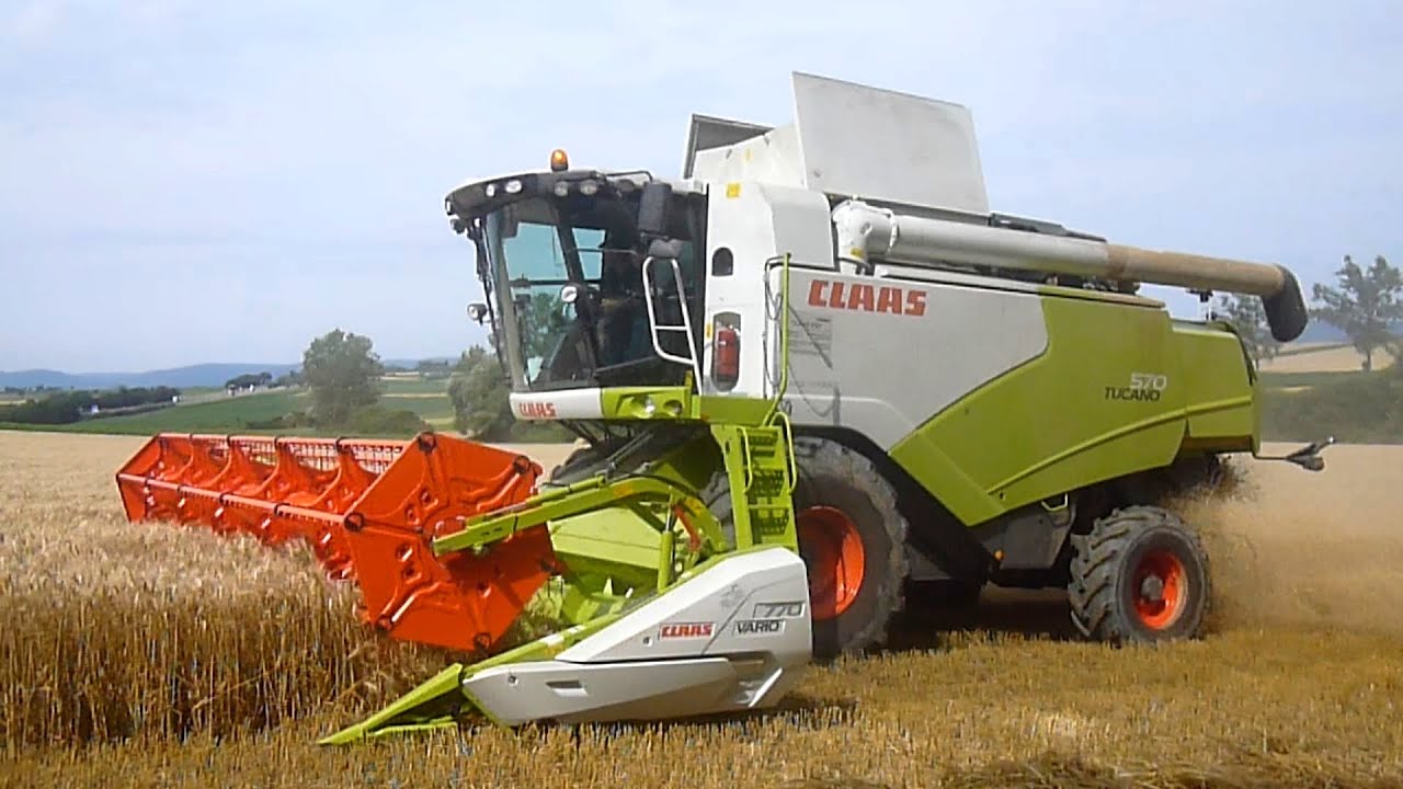 New Claas Tucano APS HYBRID 570 & Vario 770 | Moisson 2016.