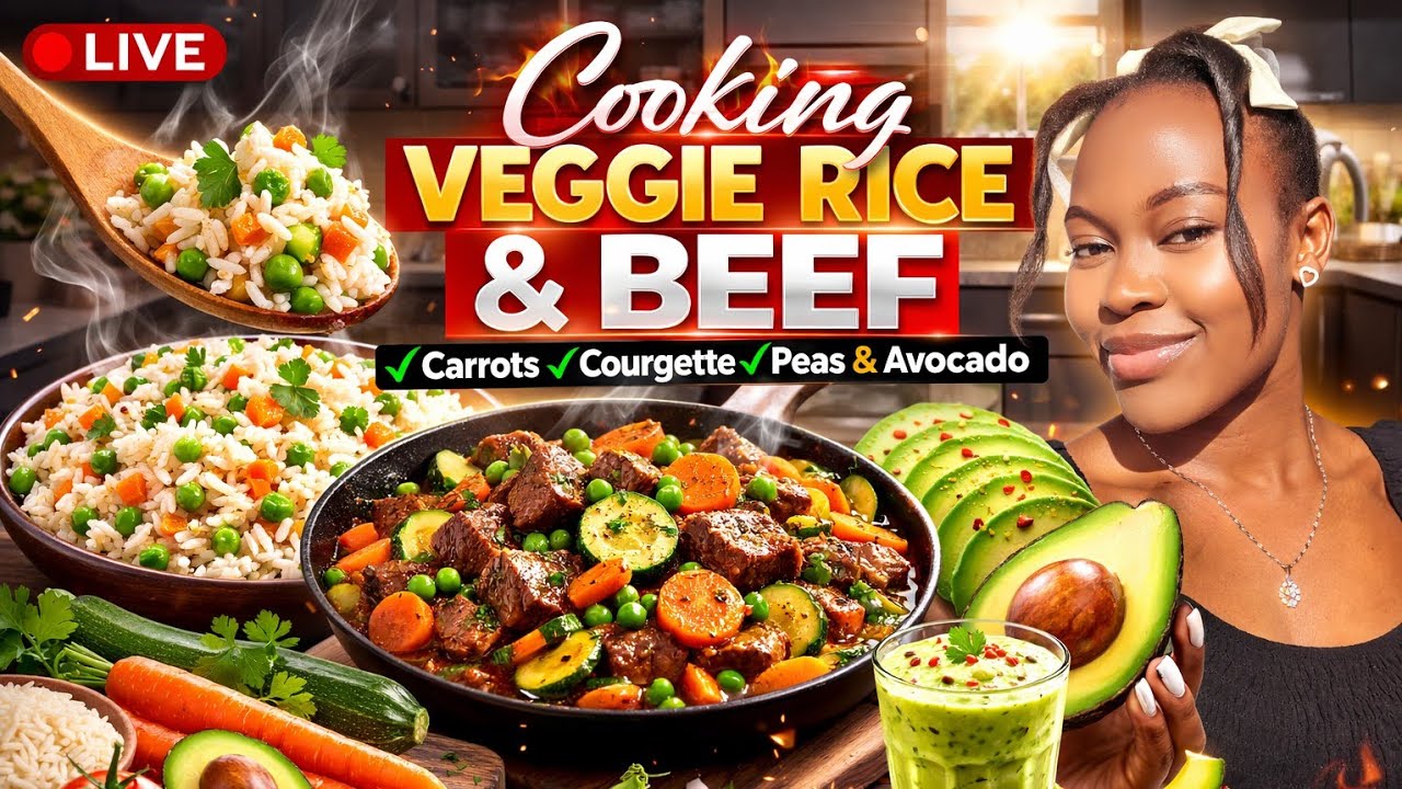 How to :  Veggie Rice & Beef Recipe😍 
