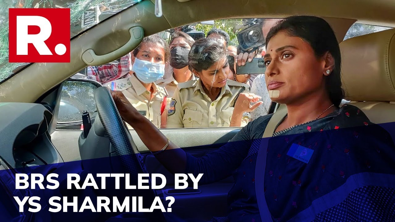 YS Sharmila Arrested During Telangana March; &lsquo;Unfortunate That Police Is Siding With Ruling Party&rsquo;