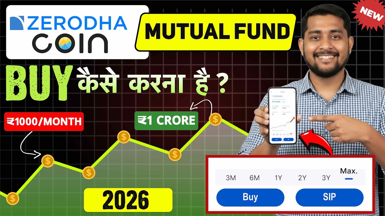 Zerodha Coin Mutual Fund Investment Guide 2026 | SIP & Lumpsum in Zerodha Coin App