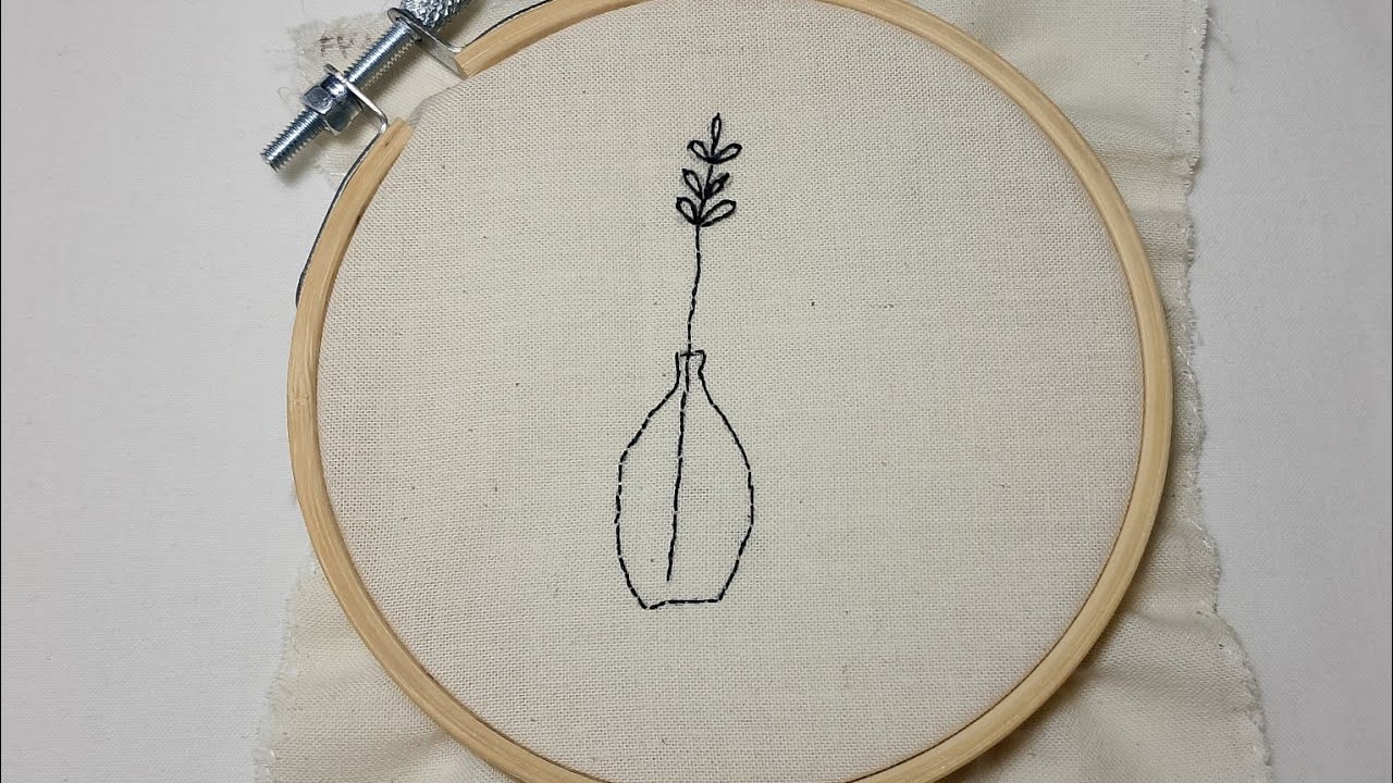 Bordar jarrón 🌿 súper Fácil y bonito.