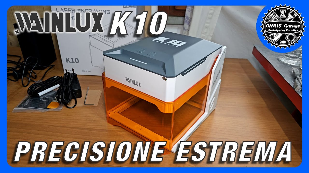 WAINLUX K10: Precisione mai vista su incisioni miniaturizzate
