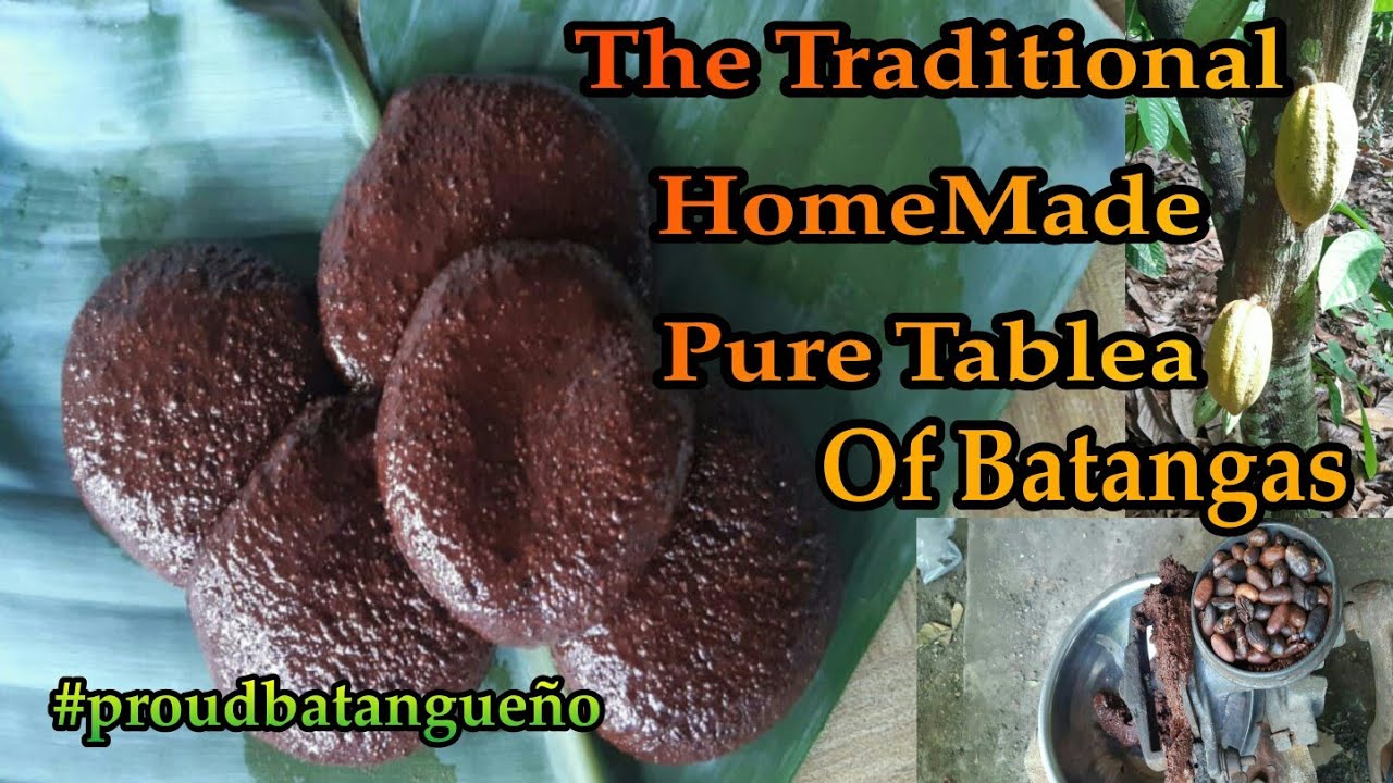PAANO GUMAWA NG TABLEA  STEP BY STEP/PURE CHOCOLATE OF BATANGAS