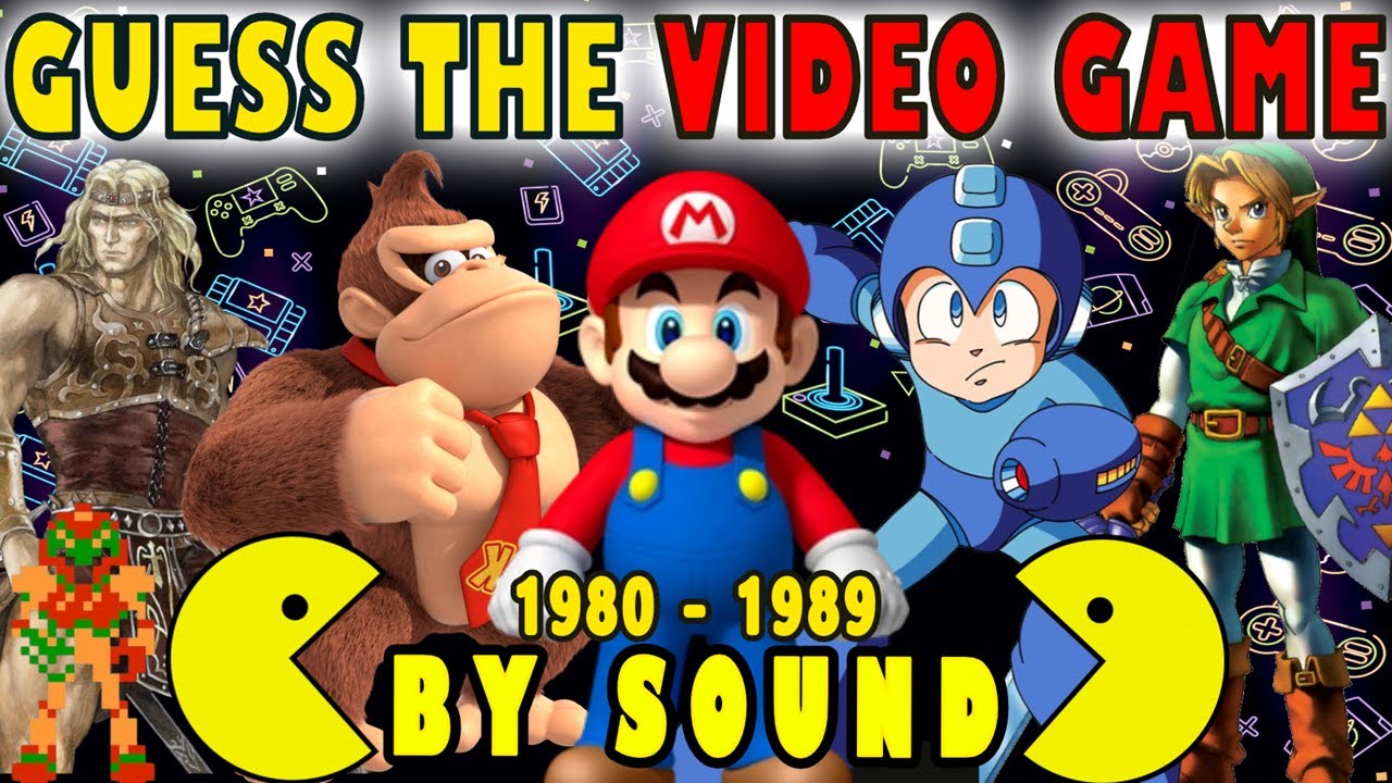 Guess The Video Game By Sound | 80s Video Games Quiz