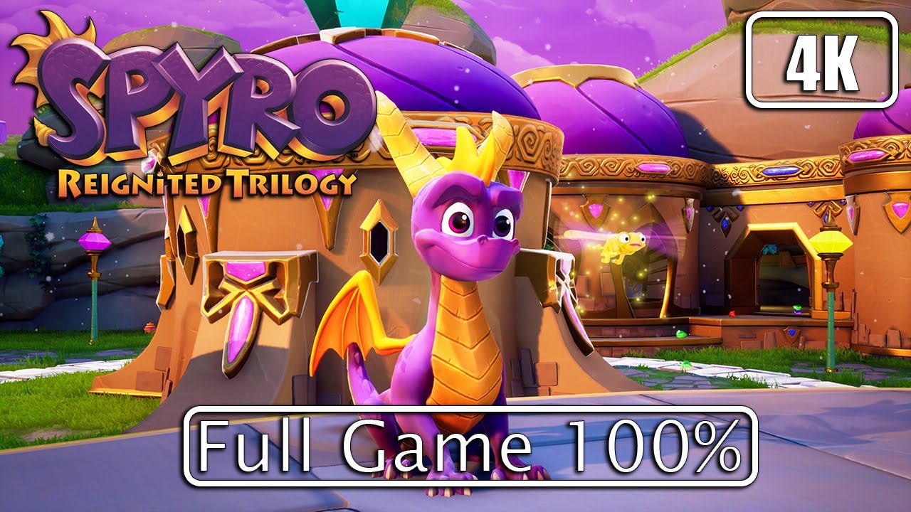 Spyro 2: Ripto's Rage! (Reignited Trilogy) - Full Game 100% Longplay Walkthrough 4K 60FPS