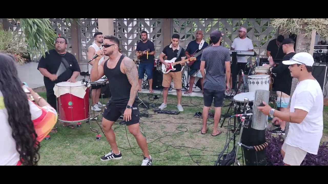 BANDA U FUSKA passando o som na gravação do CD promocional Verão 2025. @bandaUfuska 