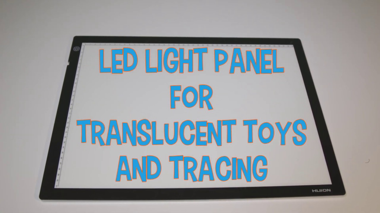 Think Fast Toys - LED Light Panel for Translucent Toys and Tracing