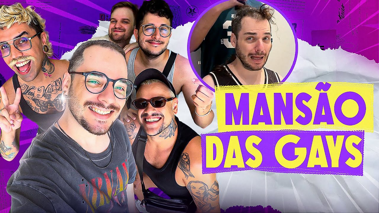 VLOG: Fui visitar as amigas na Mansão das Gays - Lorelay Fox