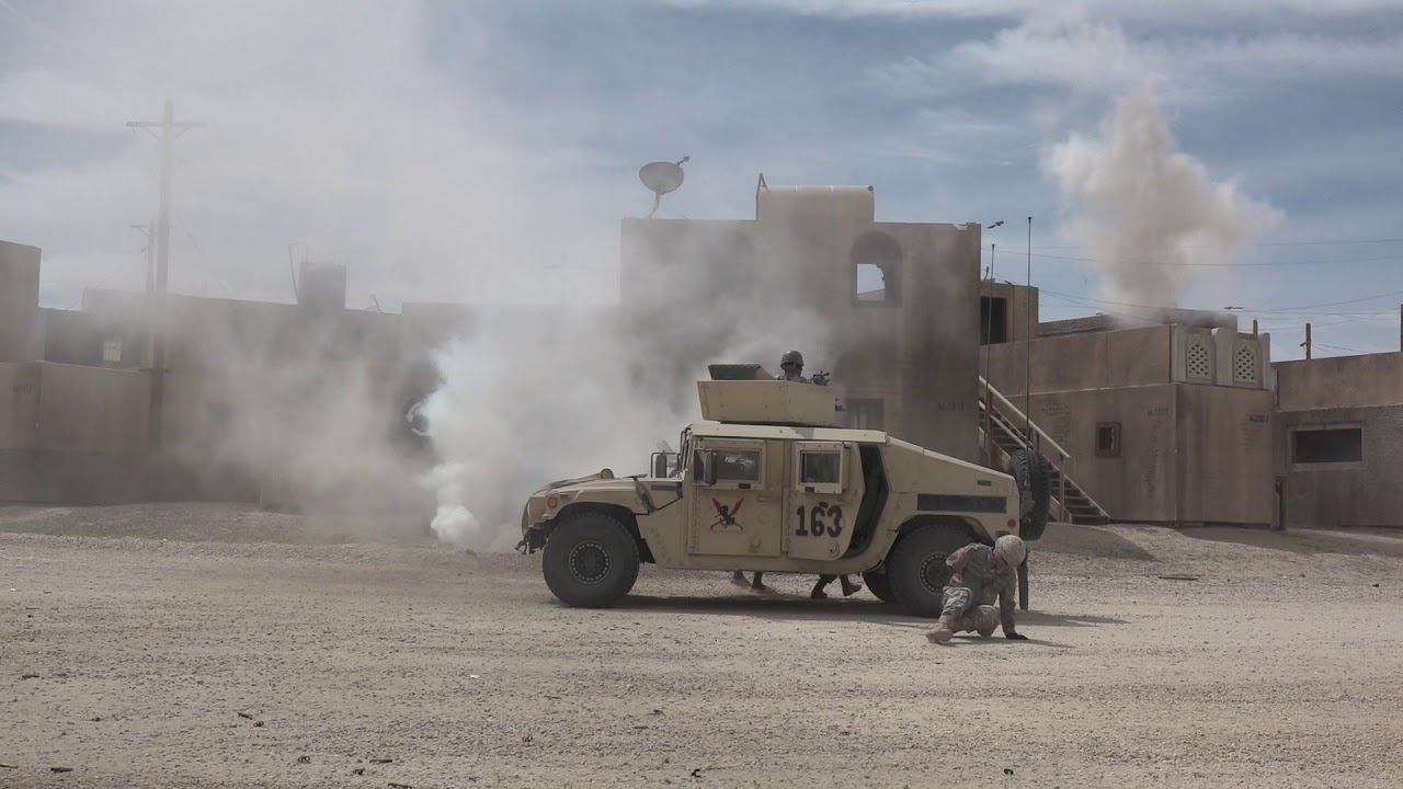Realistic Training of US Troops at Fort Irwin, California