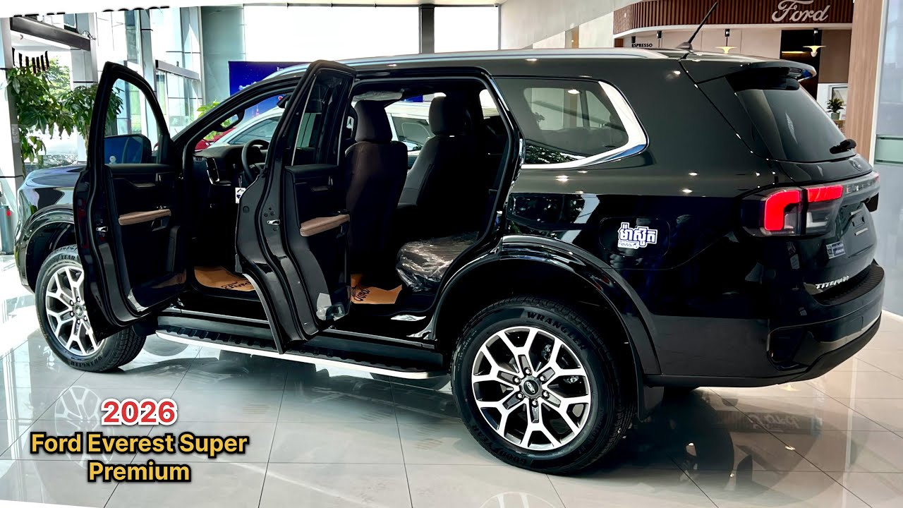 Новинка! Ford Everest Titanium 2026 года — новый премиальный экстерьер и интерьер.