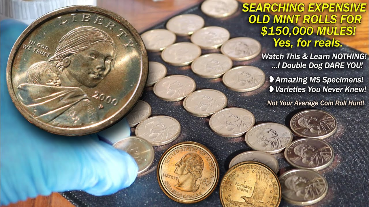 MS68=$60, MS69=$4500! Can you tell the difference? Sealed U.S. Mint Roll From 2000 Coin Roll Hunting