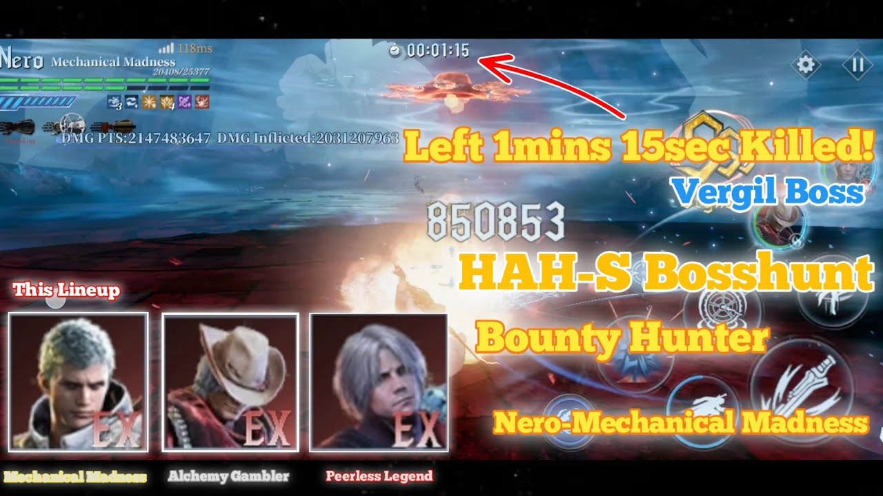 Nero - Mechanical Madness Takedown Vergil HAH-S Bosshunt | Devil May Cry: Peak of Combat | ASIA