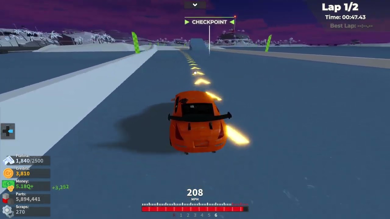 [WR] Ice Ramp Circuit - Nyssat Z150 - 00:41.663 - Car Crushers 2