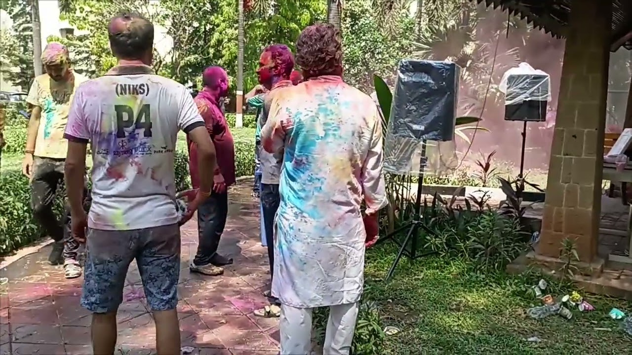 Holi celebration🎉🎊 video no 2.