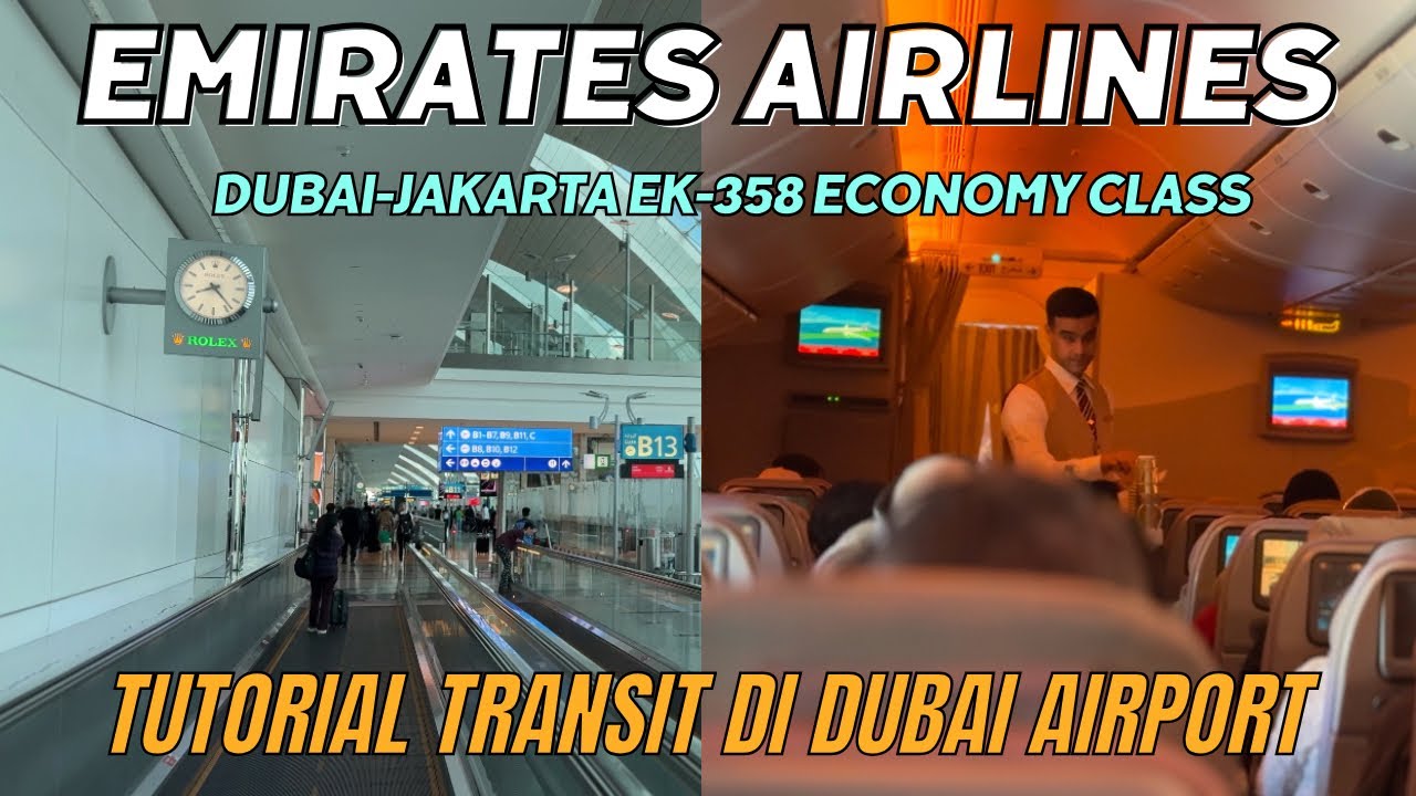 Cara Transit di Bandara DUBAI dan FULL REVIEW EMIRATES DUBAI JAKARTA