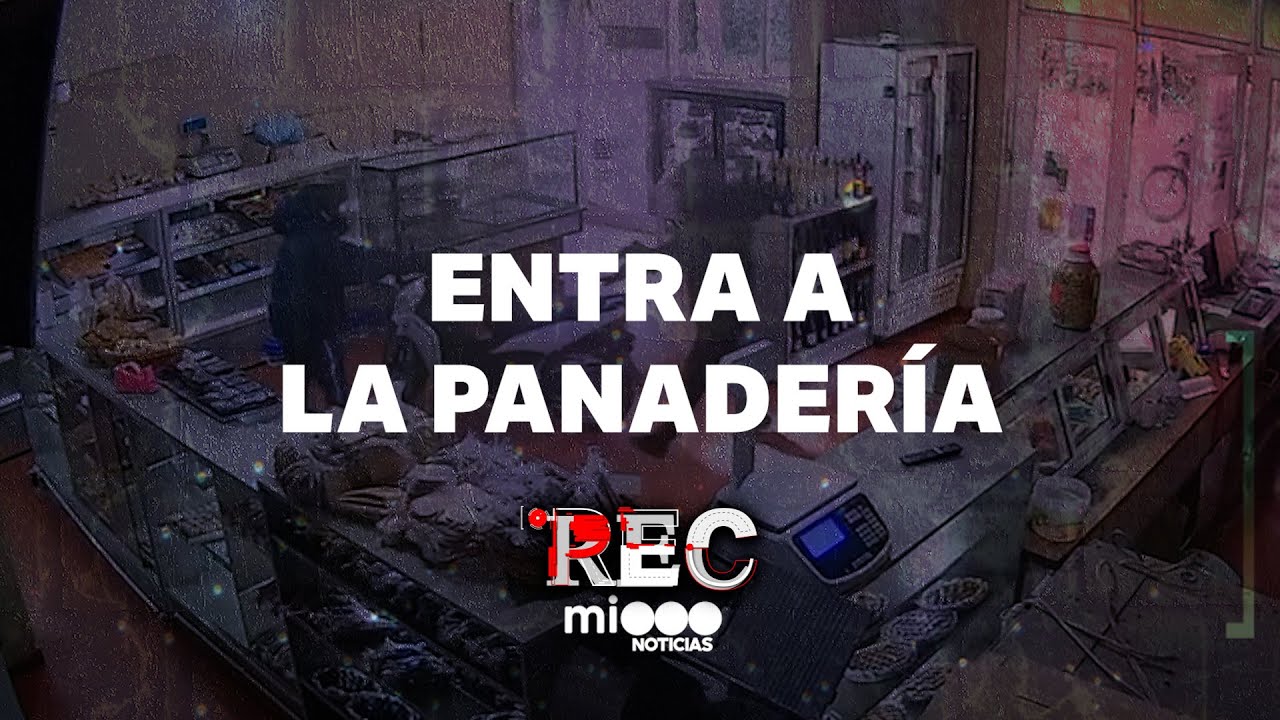 ENTRA A LA PANADERÍA - SE ESCONDE Y LO DETIENEN - #REC